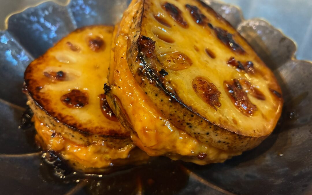 新蓮根つくねはさみ焼き