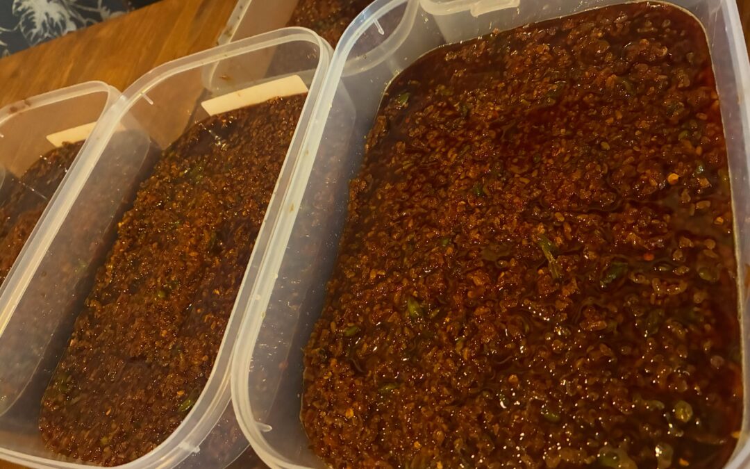 今年も青唐醤油麹仕込んでまいります